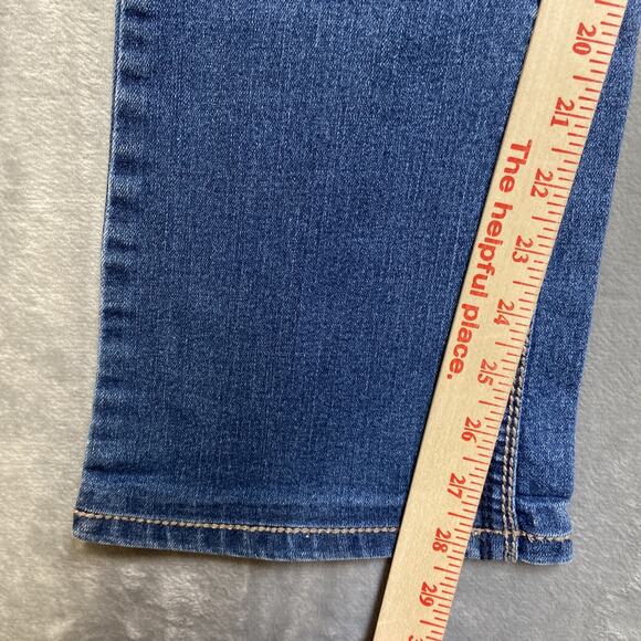 Seven 7 Embroidered Bootcut Jeans Women's Size 6 Blue Denim - Picture 5 of 11